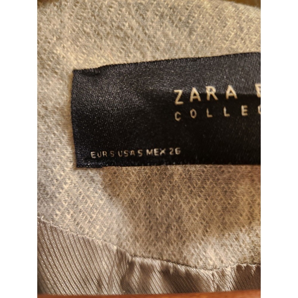 Zara Basic Collection Womens Jacket Gray Size S - image 2